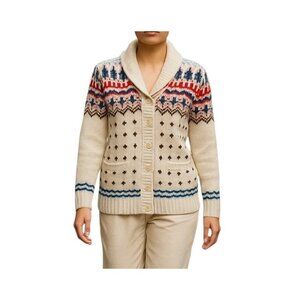 Aimotion Fairisle Collared Cardigan Size Medium